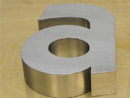 莲花不锈钢字制作介绍。