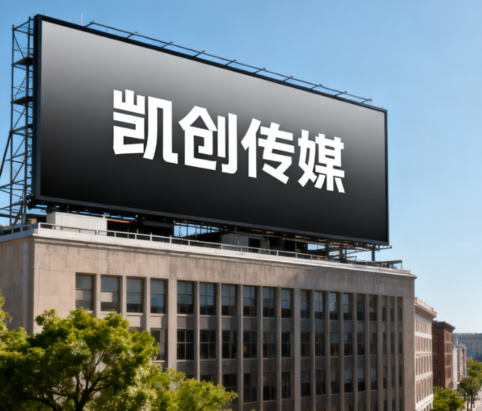 莲花户外广告牌的设计与制作