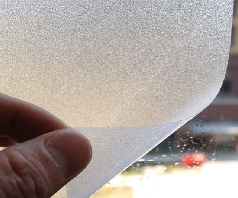 莲花玻璃门外面粘广告用什么材料好？