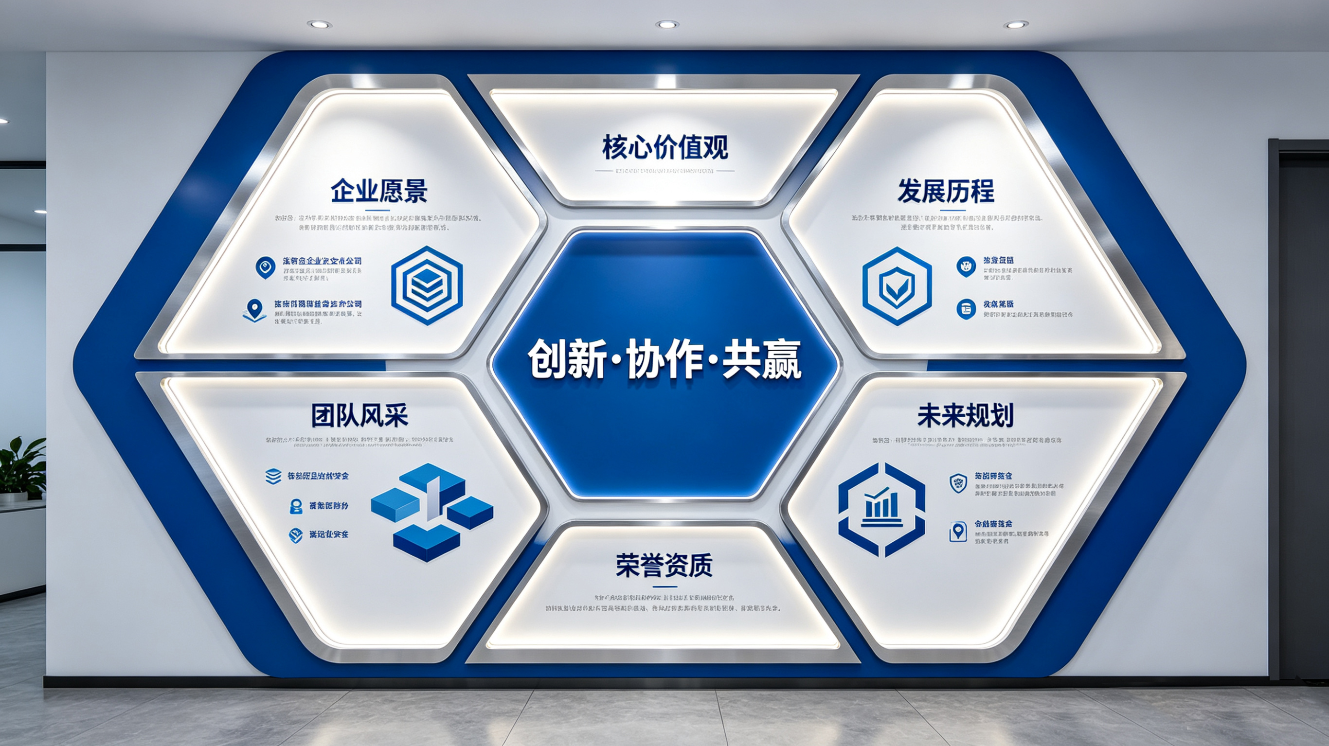 莲花企业文化墙六边形避坑指南（新手常犯5个错误）